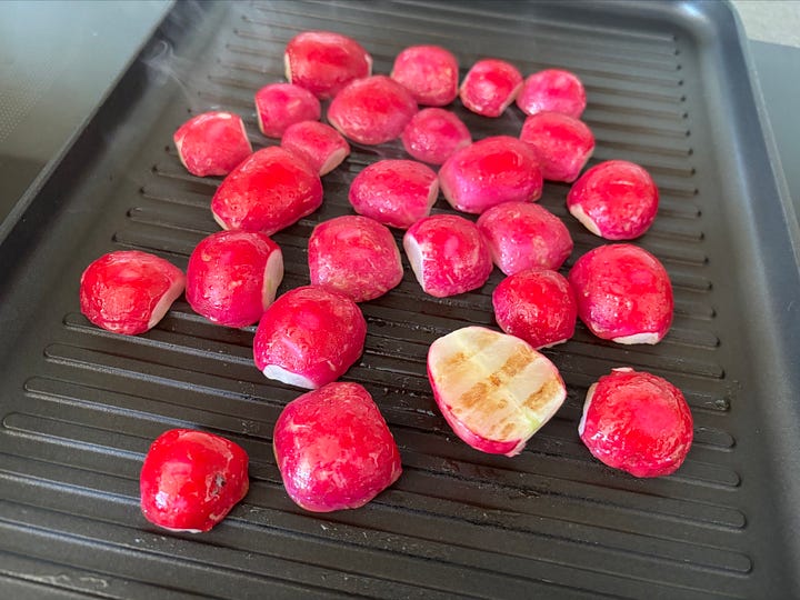 Grilled Radishes