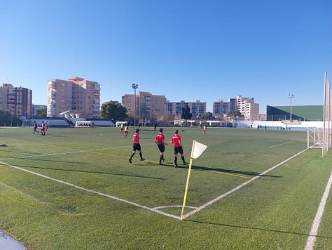 Imágenes de antes y durante el partido que enfrentó a Hércules y Alboraya