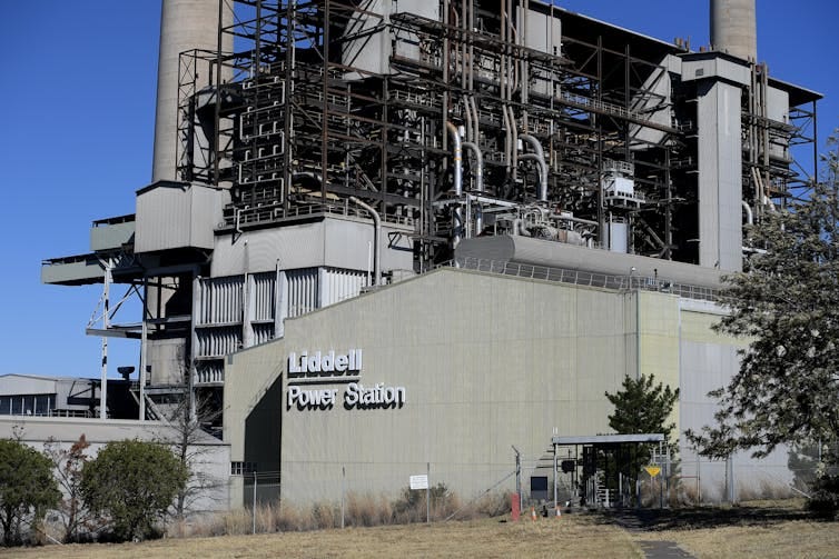 The decommissioned Liddell coal-fired power station