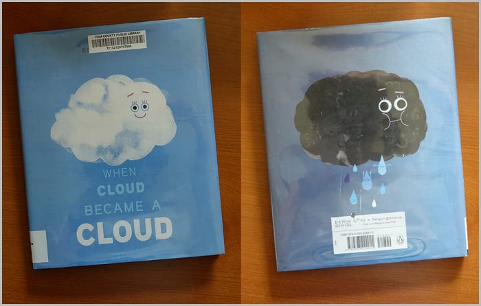 Front and back covers of When Cloud Became a Cloud by Rob Hodgson