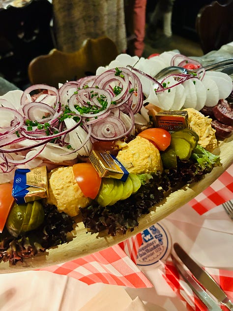 Photos of traditional German Bavarian dress, Oktoberfest celebrations, Munich flower market and Bavarian food specialities