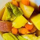 Irish American Corned Beef and Cabbage with Guinness, Potatoes and Carrots