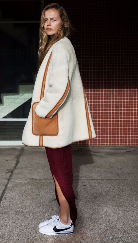 nike cortez dress outfit