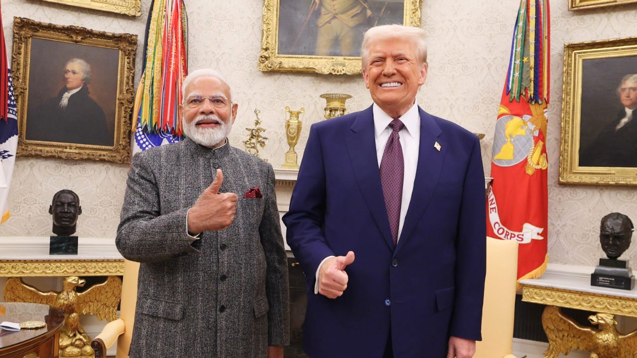 Narendra Modi and Donald J. Trump Narendra Modi and Donald J. Trump