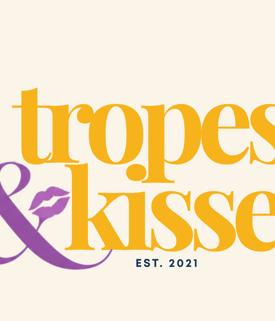 Tropes and Kisses || Romance Book Reviews logo