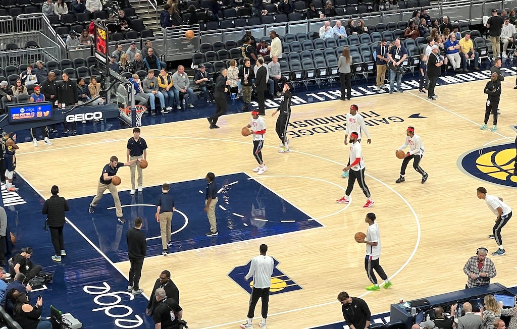 The Brooklyn Nets had just nine players available Saturday against the Pacers.