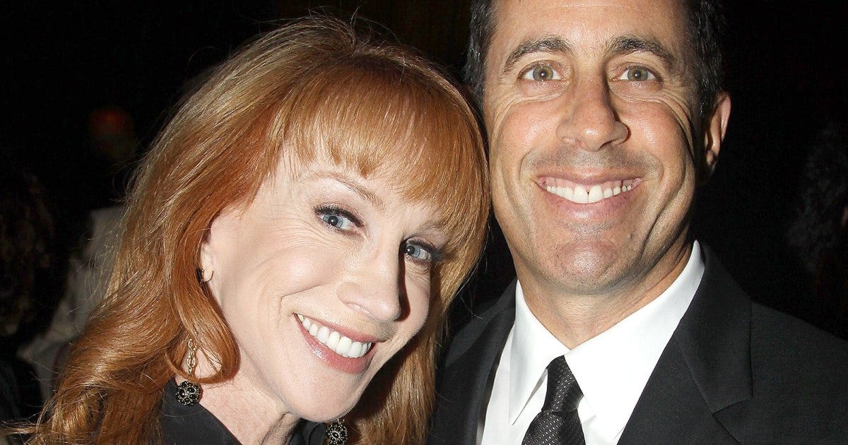 jerry seinfeld with kathy griffin jerry seinfeld with kathy griffin