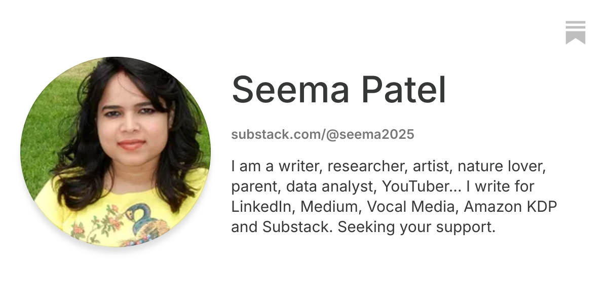 Seema Patel | Substack