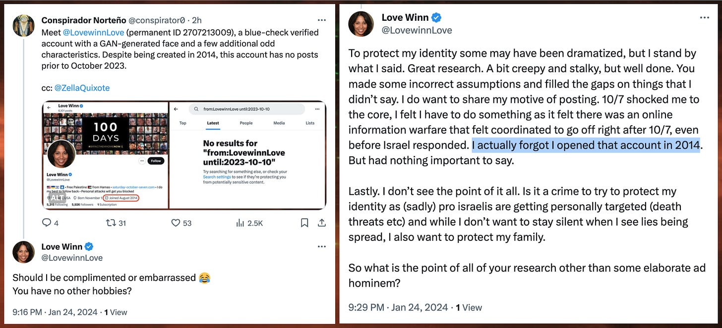 collage of responses from @LovewinnLove