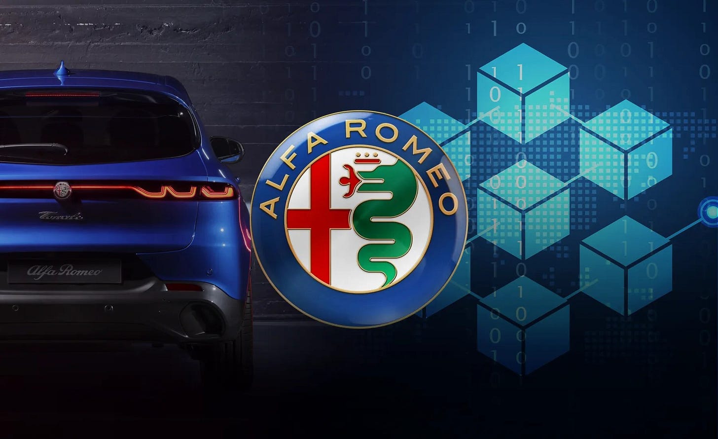 Alfa Romeo: Il certificato digitale NFT che ha debuttato in Alfa Romeo  Tonale sarà esteso a tutta la gamma. - Blockchain Leaks
