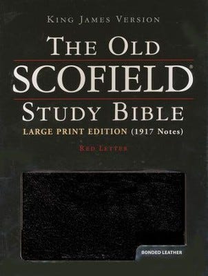 KJV Old Scofield Study Bible, Large Print, Bonded leather, Black,  Thumb-Indexed: 9780195272543 - Christianbook.com