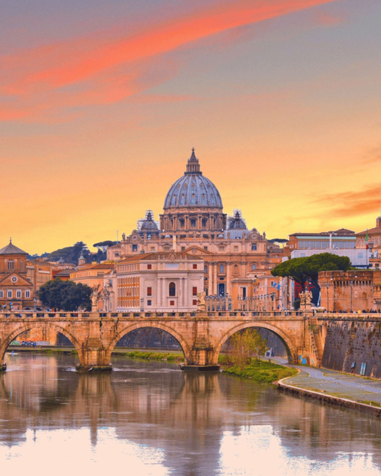 May be an image of 1 person, Piazza di Spagna and the Tiber River