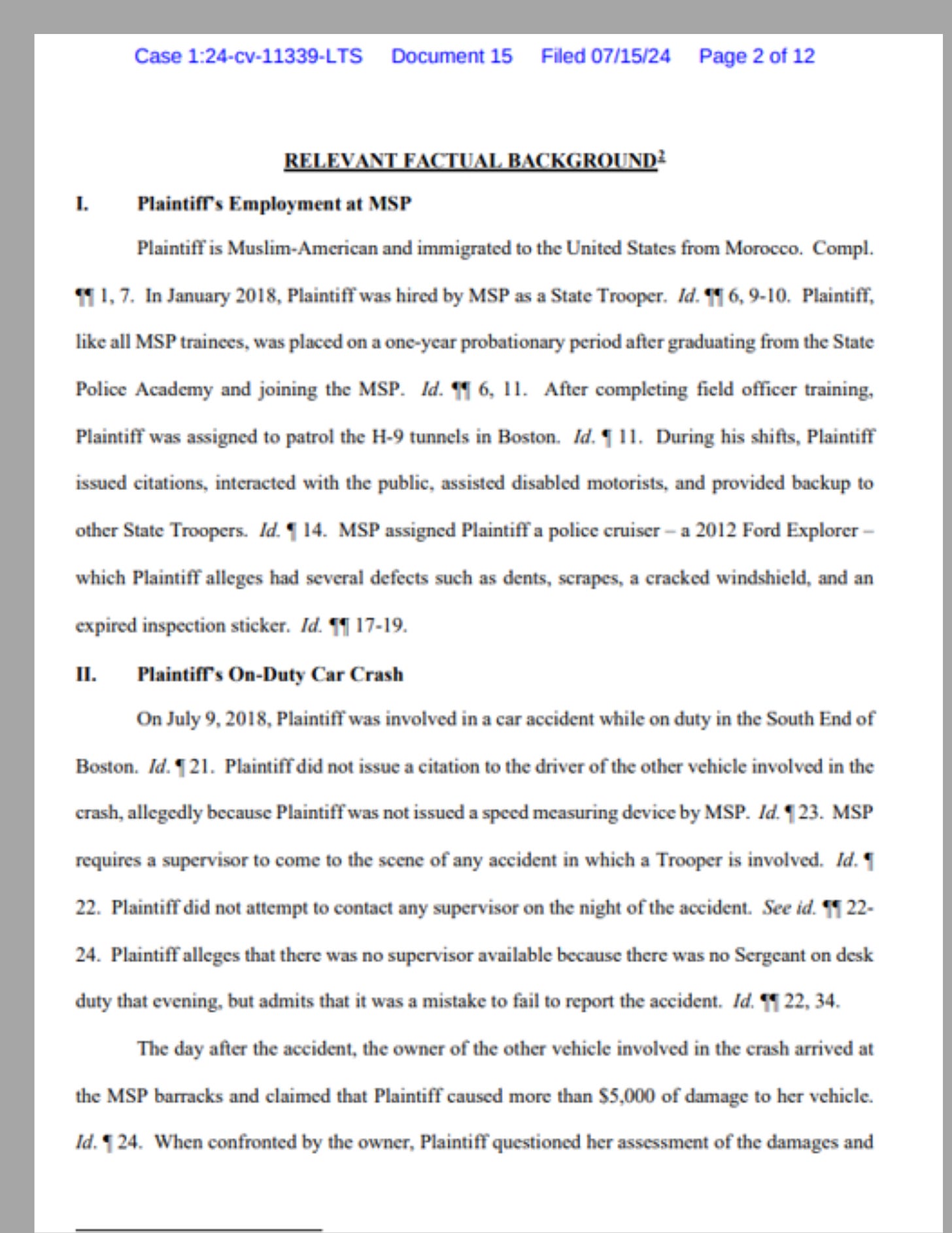 Watertown Khalil Mafhoum’s Case is Dismissed
