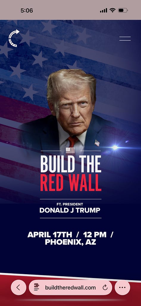 Build the Red Wall event email