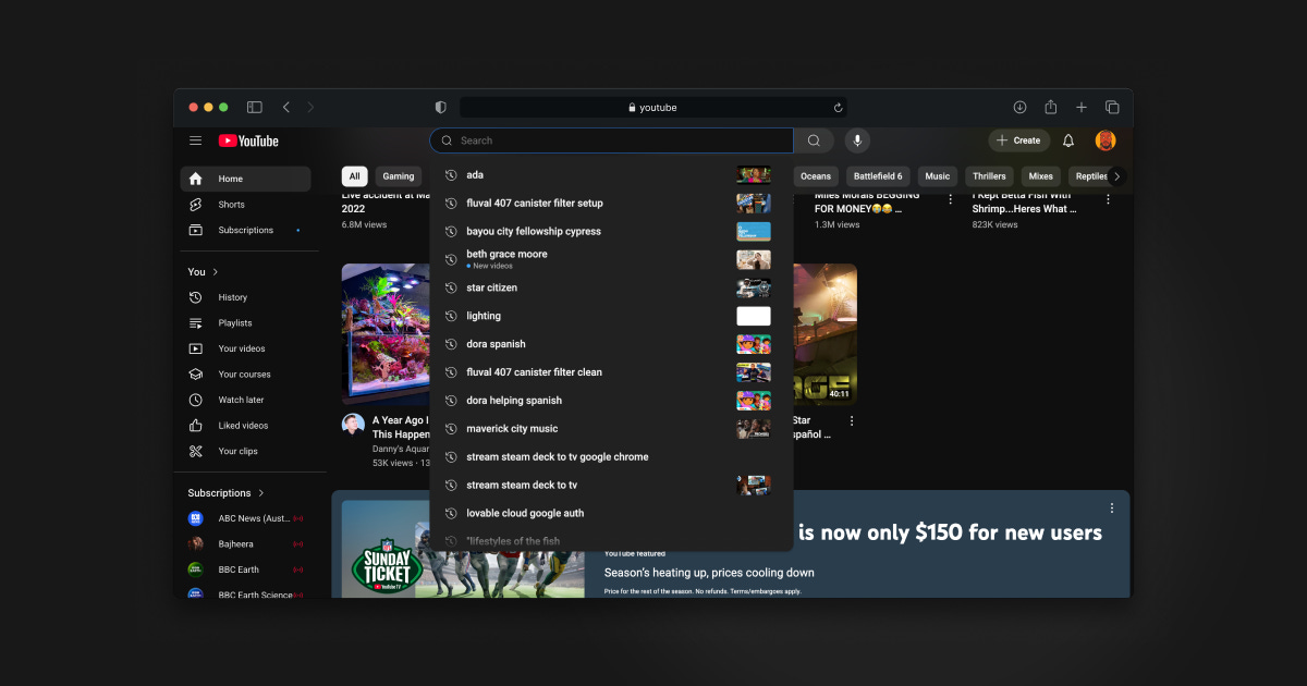 Adding youtube content with AI