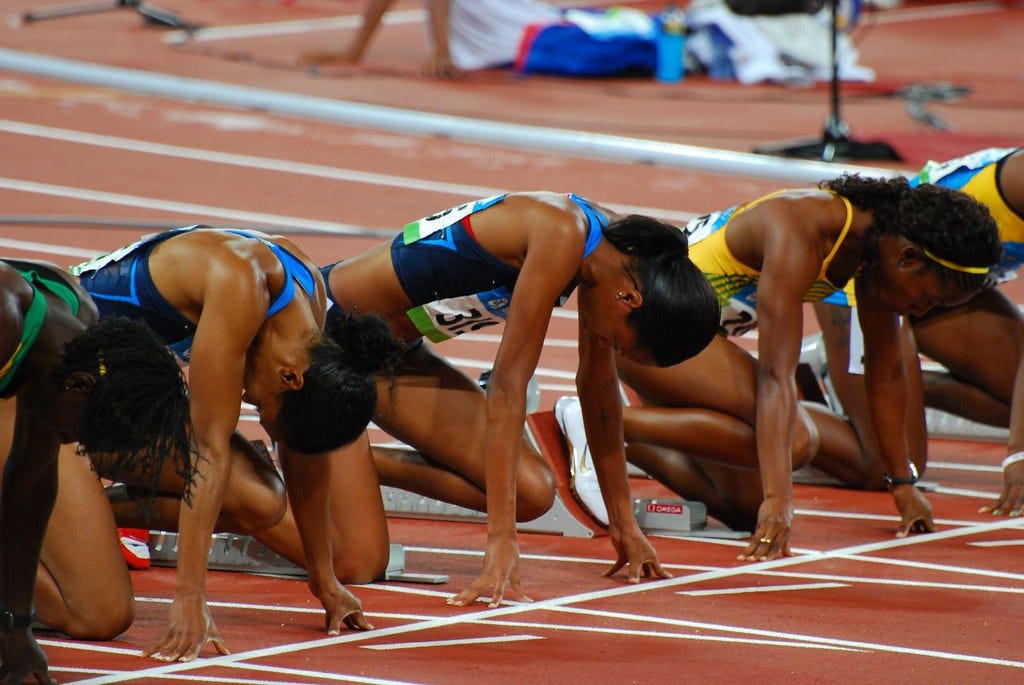 On your mark .. 100m women's | Lim CK | Flickr