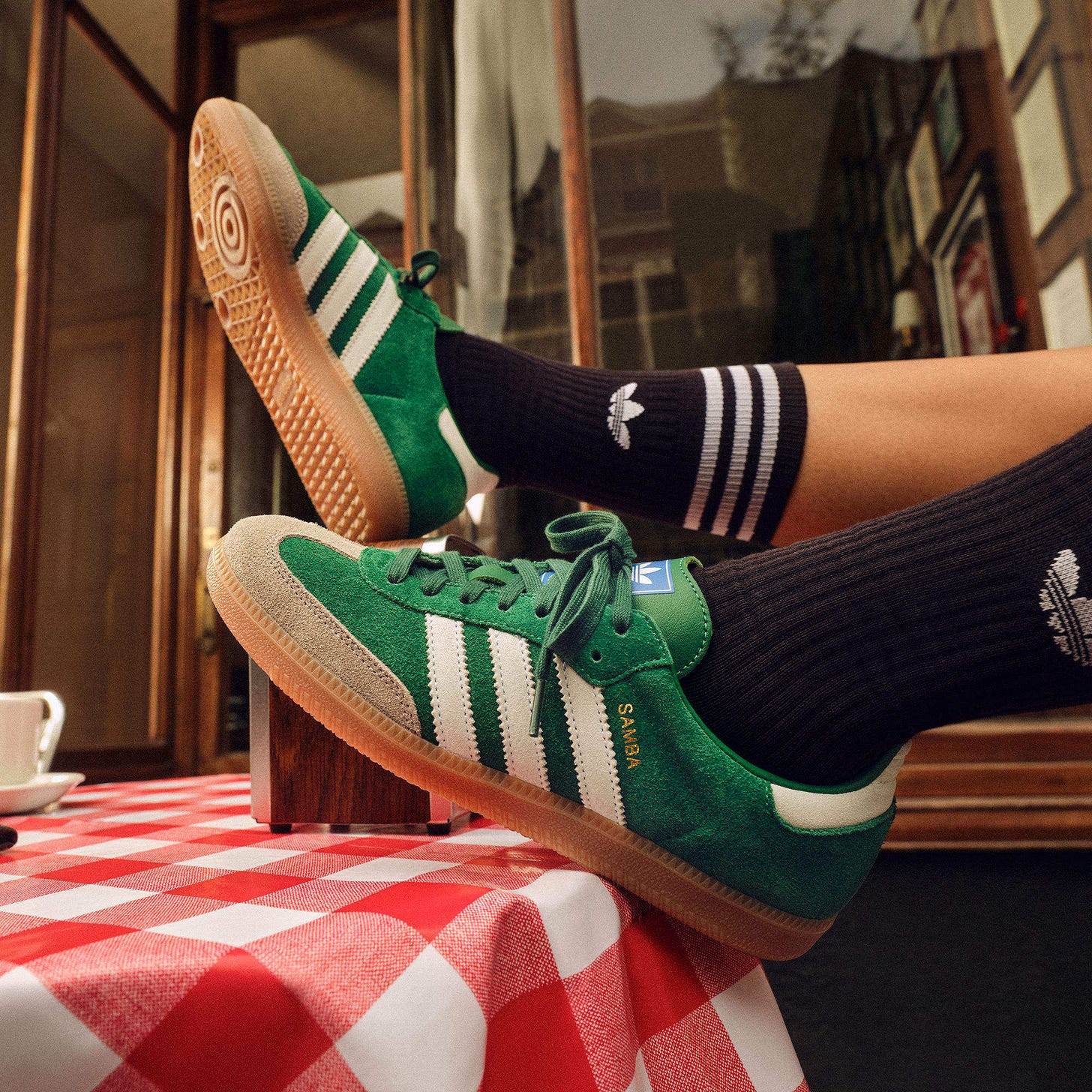 Why 2023's hottest shoe is the humble Adidas Samba: Harry Styles took a  custom collection on his world tour, Katie Holmes pairs hers with Prada,  and Hailey Bieber and the Hadid sisters