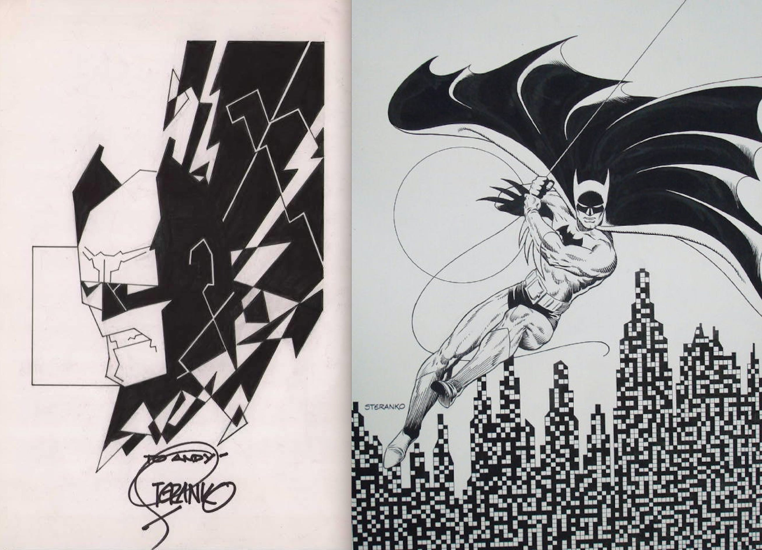 Batman Ritning A RUN IN MY TIGHTS: The Batman Timeline - by Aaron Lange