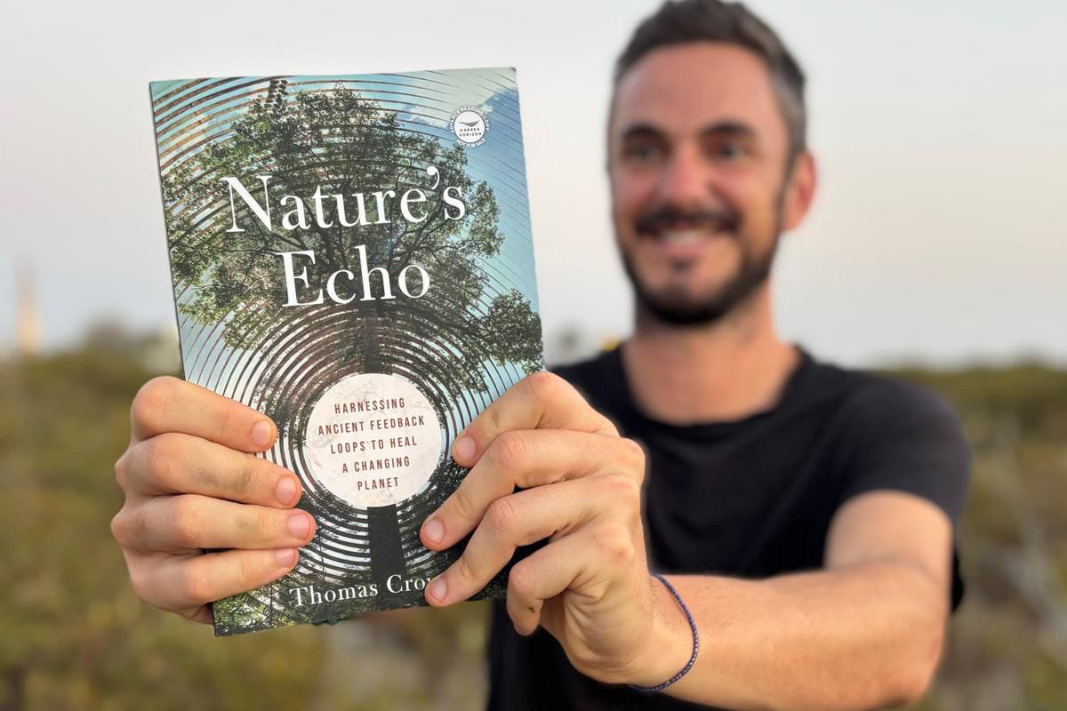 Thomas Crowther with Nature's Echo Thomas Crowther with Nature's Echo