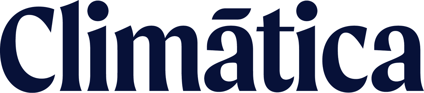 logo de climática en color azul oscuro