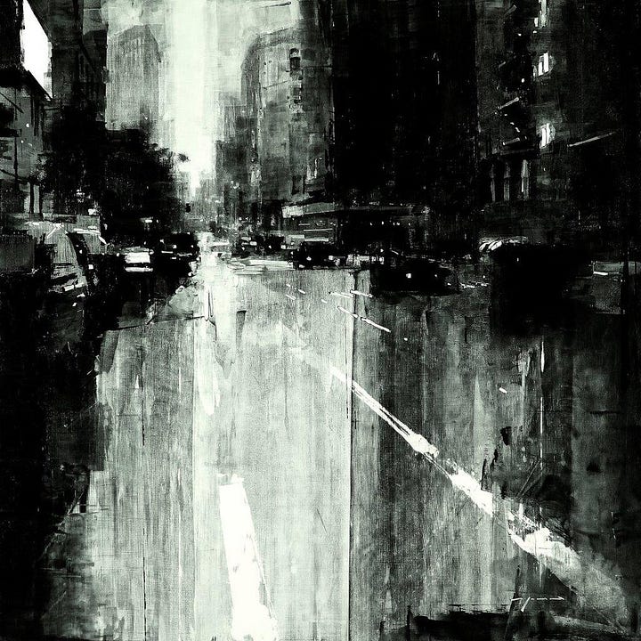 Jeremy Mann's paintings
