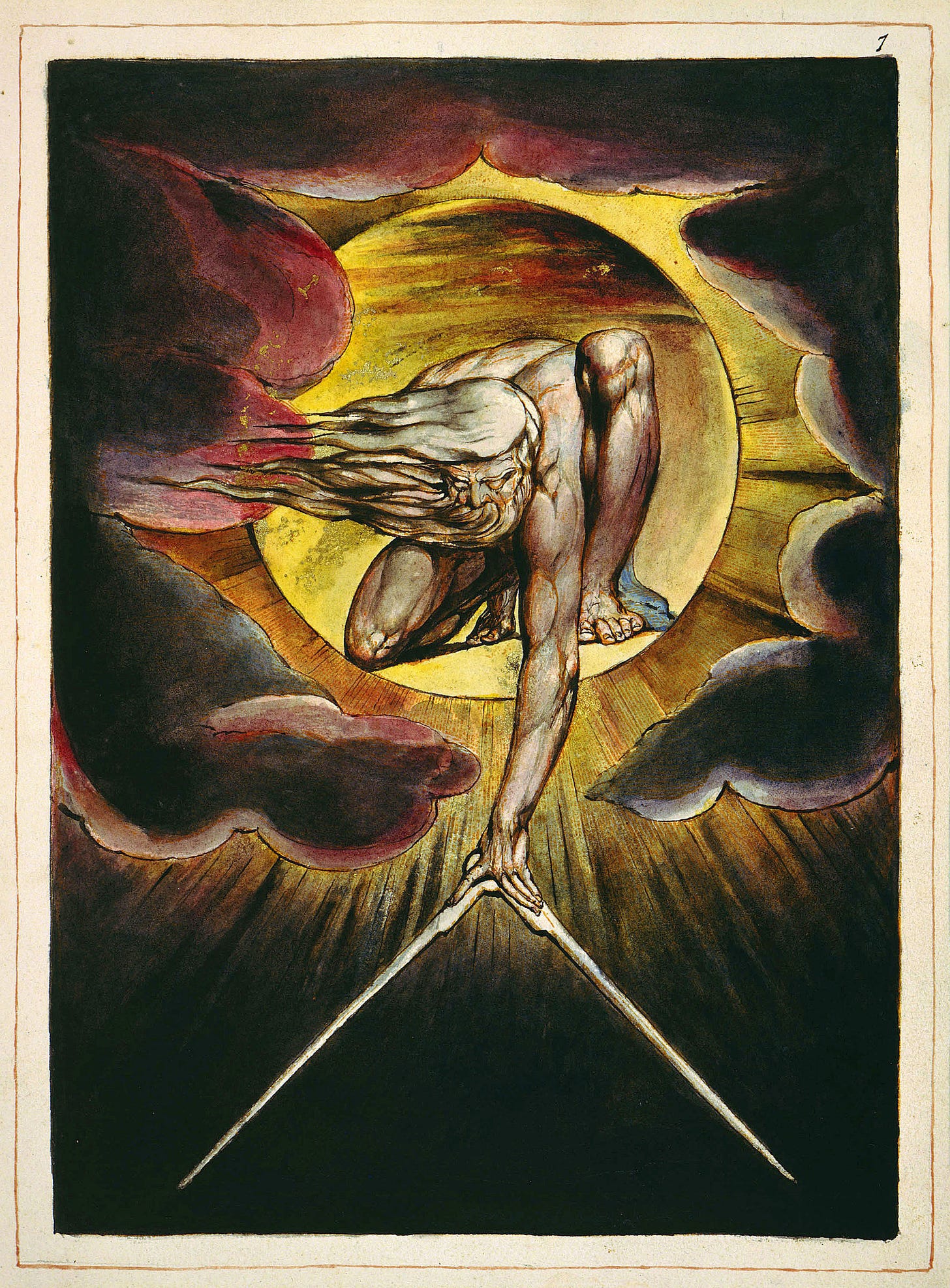 The Ancient of Days William Blake print The Ancient of Days William Blake print