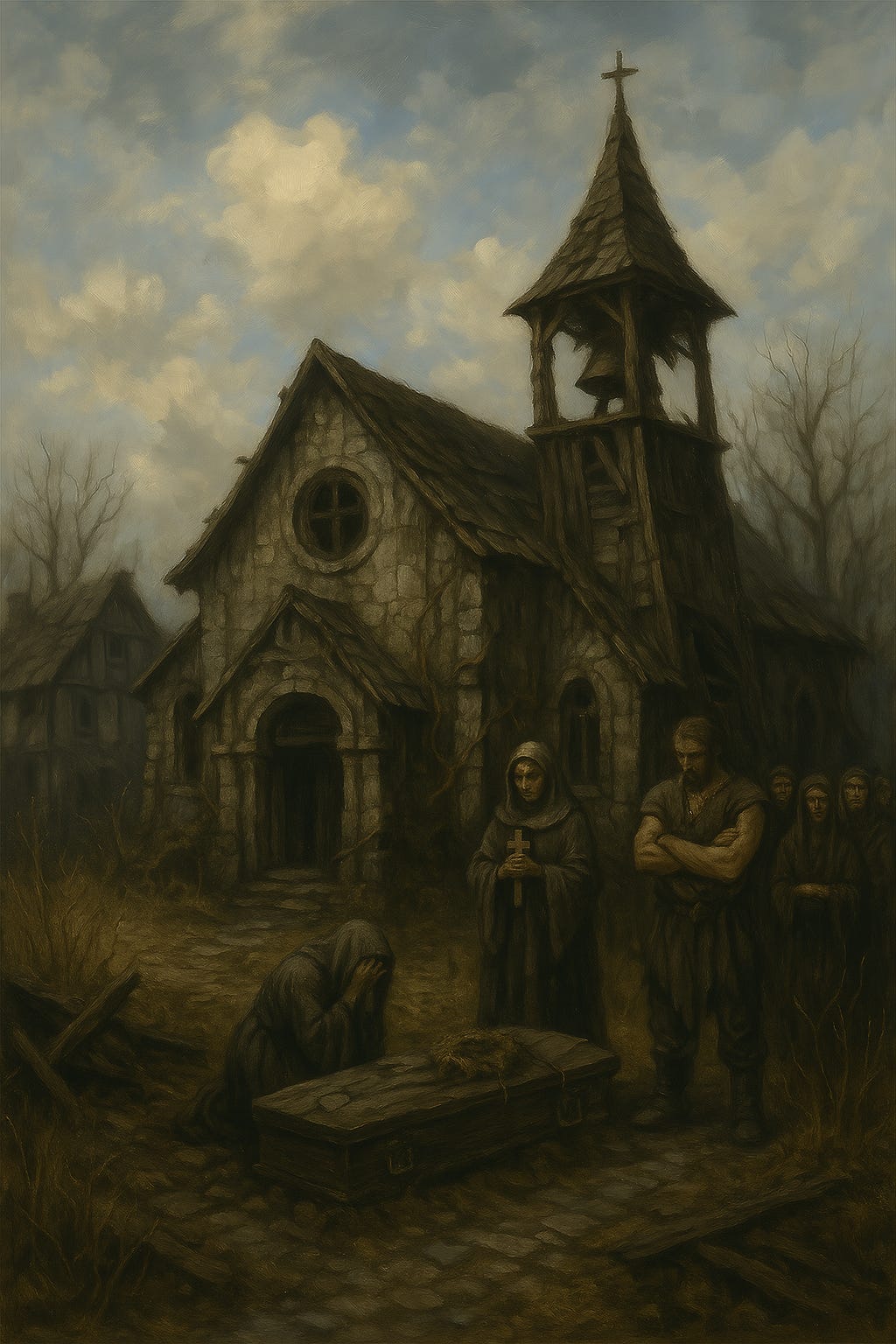 Barovia's church in the day