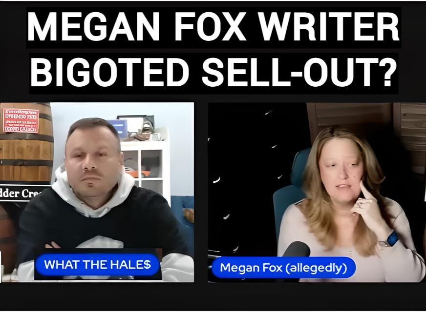 Slick Click Tricks: Megan Fox abandons journalism for YouTube fame, smearing a sick child and flouting ethics, says Frank Report exposé. Slick Click Tricks: Megan Fox abandons journalism for YouTube fame, smearing a sick child and flouting ethics, says Frank Report exposé.