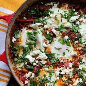 Easy Shakshuka with Feta
