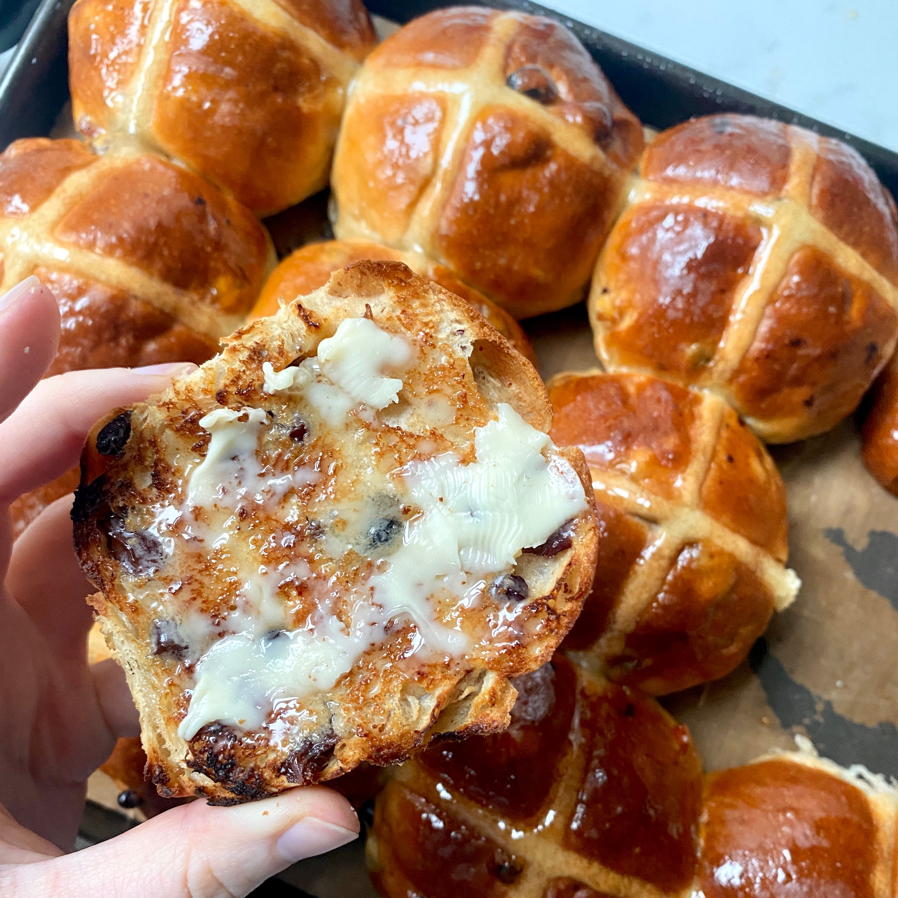 Hot Cross Buns - by Sophie Bamford - All Day Cake