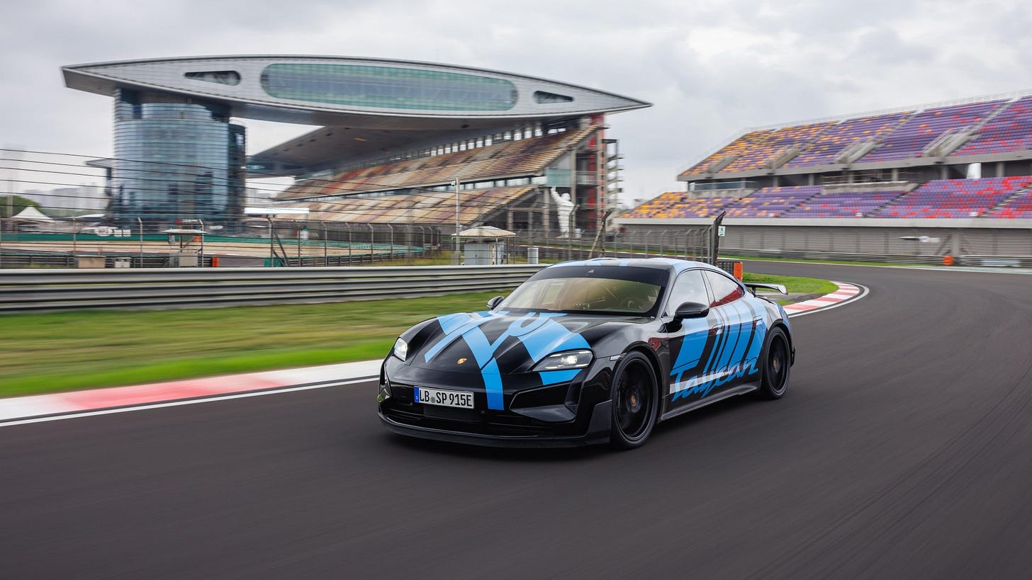 Taycan Turbo GT avec ensemble Weissach, Shanghai, Chine, 2024, Porsche AG