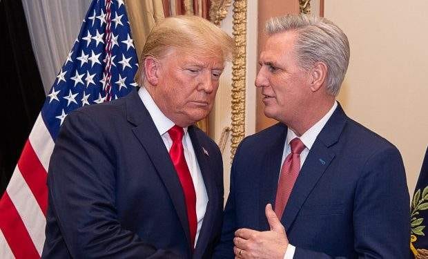 Kevin McCarthy and Donald Trump Kevin McCarthy and Donald Trump