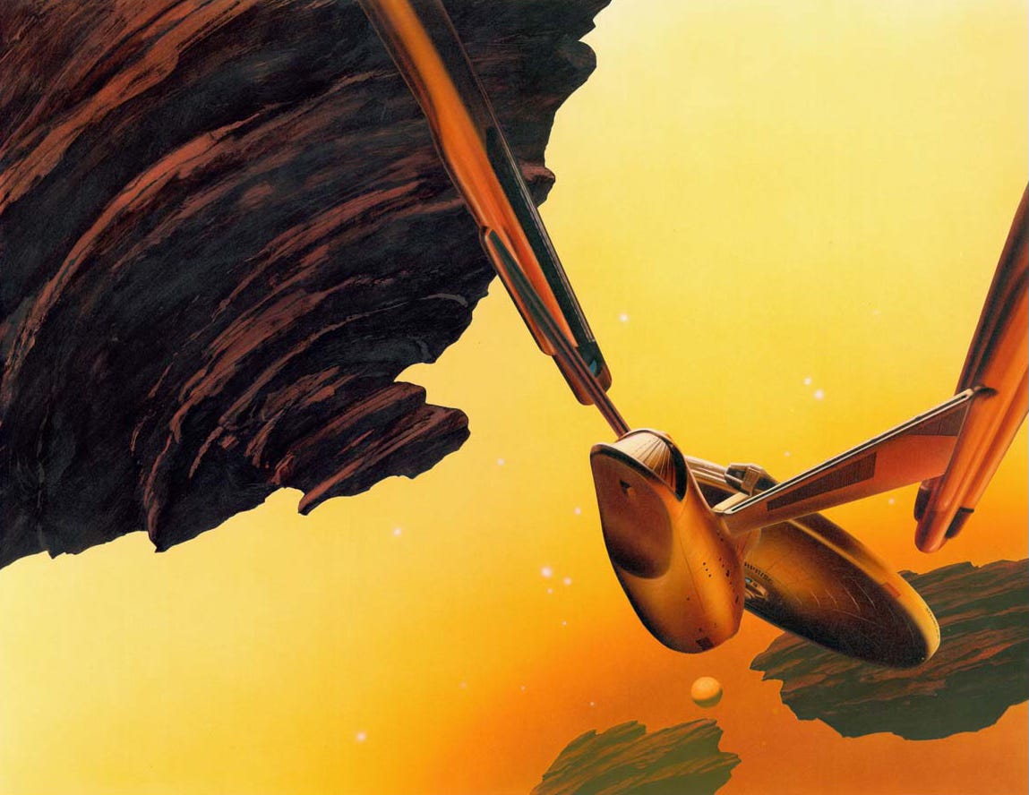Spock Must Die by James Blish - book cover art by Chris Moore