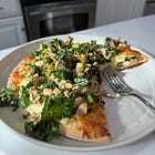 30-Minute Broccoli Caesar Salad Pizza Recipe (gluten free, dairy free option)