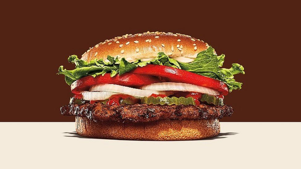 The Whopper on Burger King's online menu. The Whopper on Burger King's online menu.