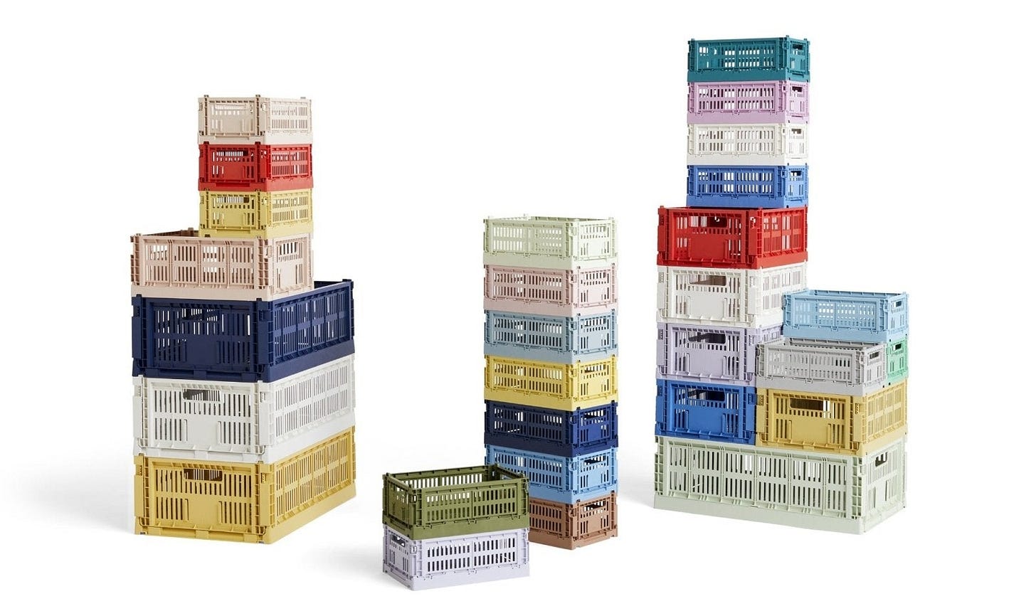 Colour Crate - Medium – HAY – industrialkonzept