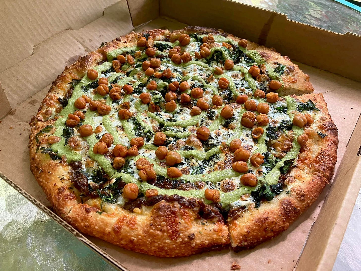 May be an image of pizza