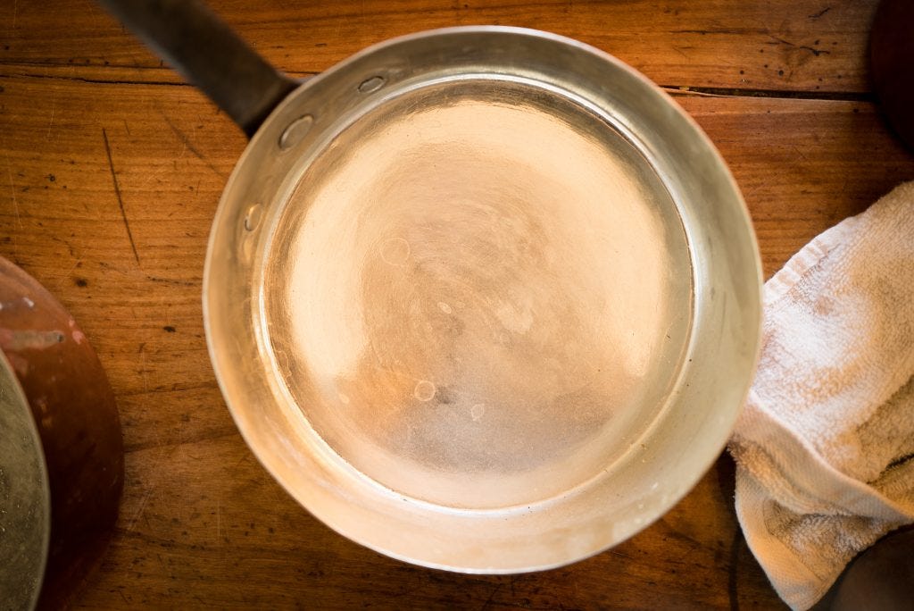 Tin lined copper pan | The Elliott Homestead (.com)