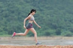 Woman running