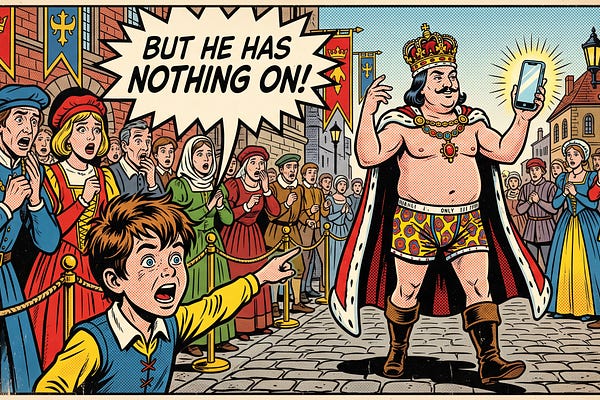 Publishing Strategies article image: Is AI Search a case of The Emperor Has No Clothes? Publisher Growth Briefing #6