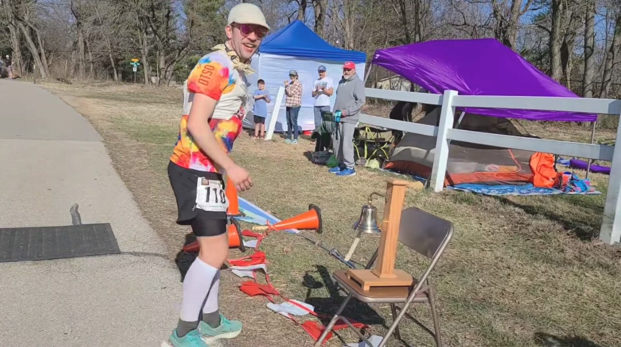 After ringing the "PR Bell" after loop 53 (pc: Terrain Trail Runners)