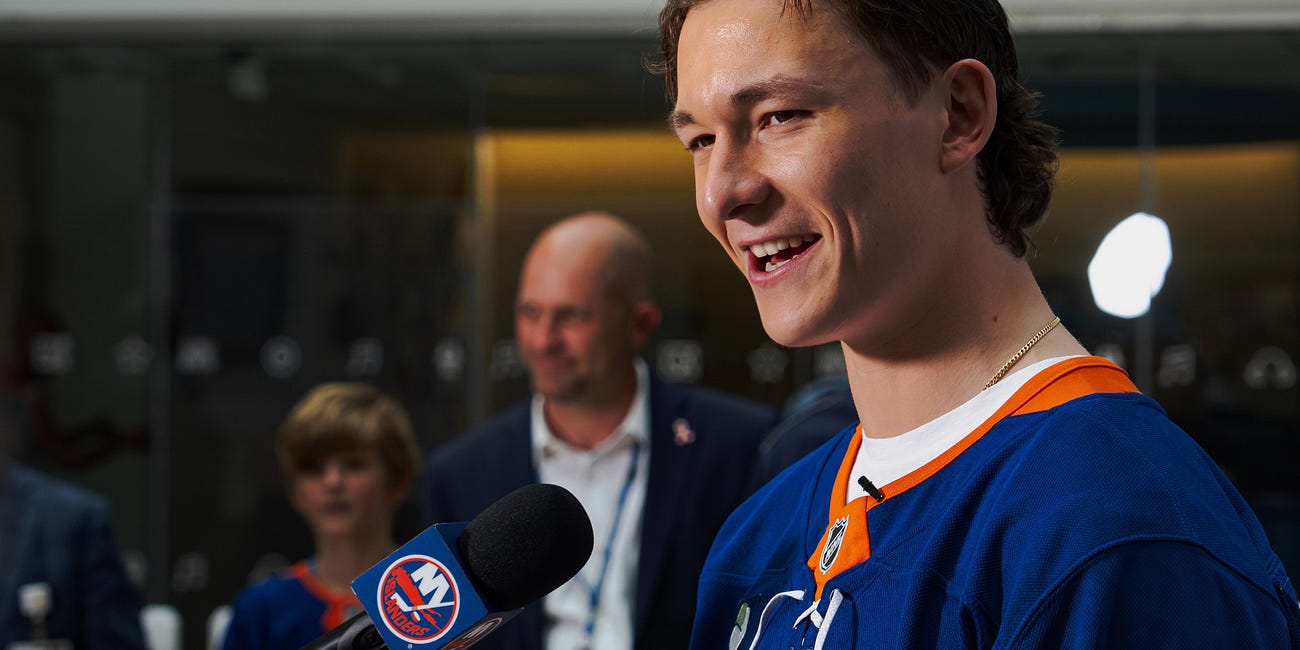 Matthew Schaefer Opens Up About Winning Calder, Honoring Late Mother Through Northwell Partnership