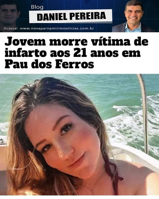 May be an image of 3 people and text that says 'Blog DANIEL PEREIRA Acesse www.novaparnamirimnoticias.om.br Jovem morre vítima de infarto aos 21 anos em Pau dos Ferros'