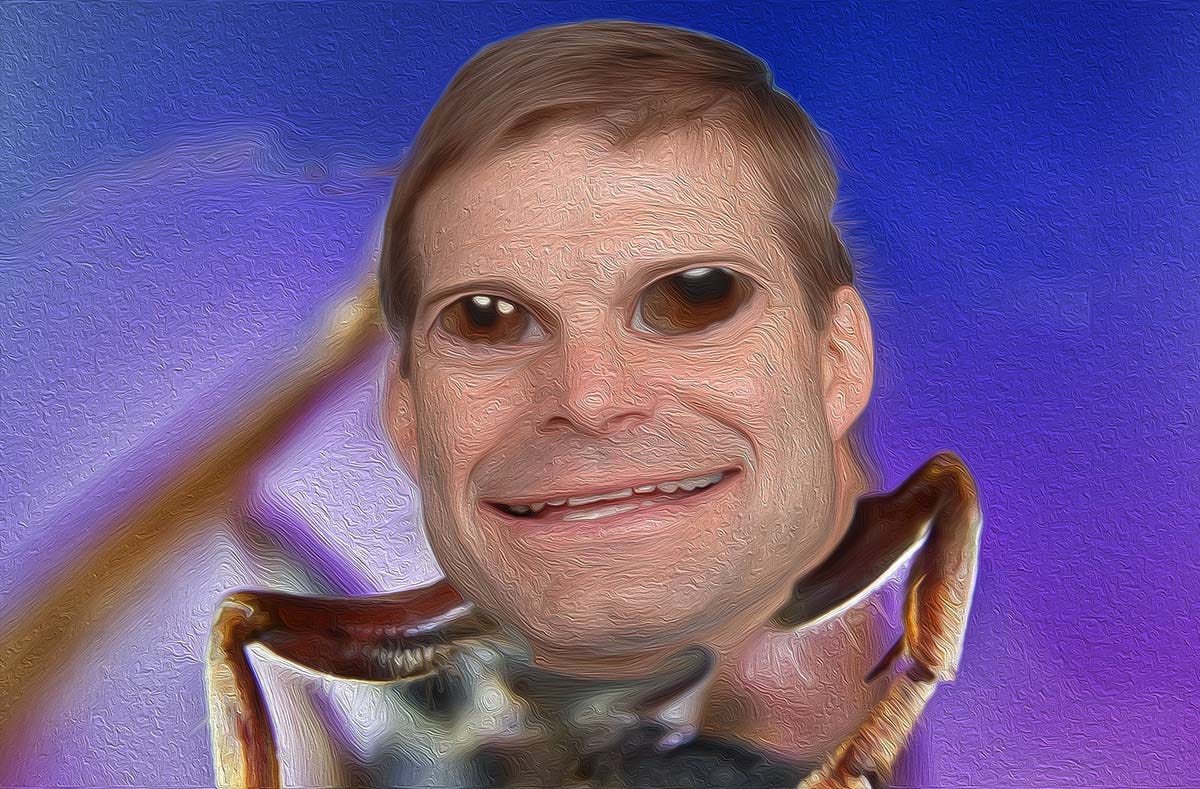 Jim Jordan looking like an insect