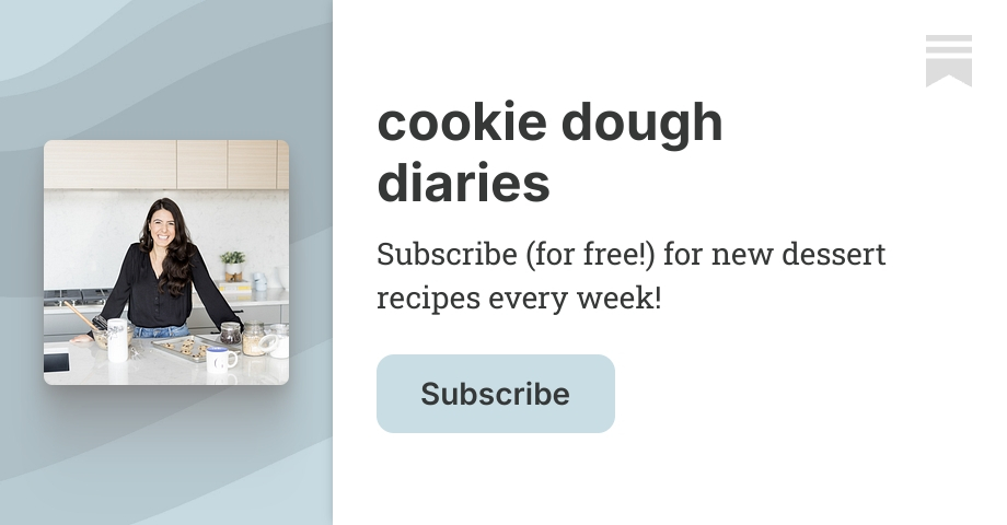 cookie dough diaries | Gabby Kislanko | Substack