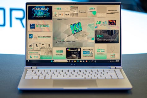 Gigabyte Aero 14, Gigabyte, Aero 14, laptops, windows,