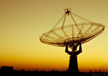 Radio telescope - manchar February - manchar