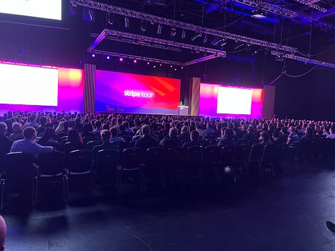 photos from the London Stripe Tour at the Excel Centre on 28th May 2025