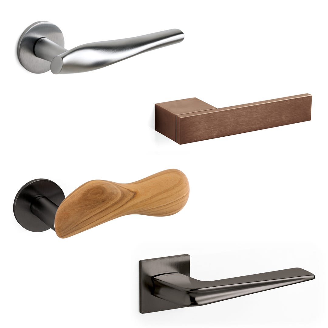 Marilyn by Ma Yansong, Total by Rodolfo Dordoni, Chelsea Wood by Jean Nouvel, Chevron by Zaha Hadid for Olivari