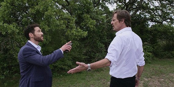 Walker Mendoza and Stan get into shoving match. Walker Mendoza and Stan get into shoving match.